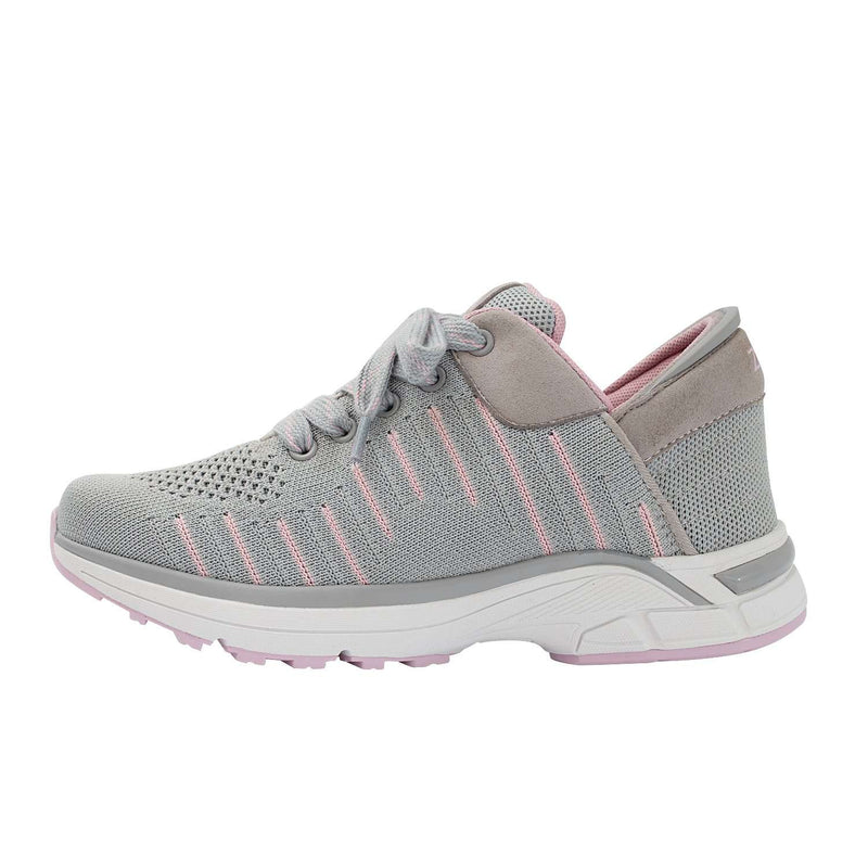 Zeba Rose Gray women's hands-free sneaker